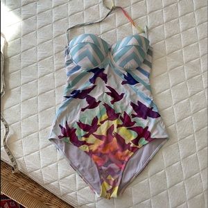 Mara Hoffman one piece convertible swimsuit